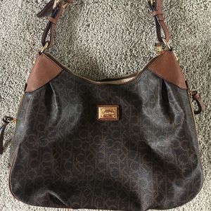 Calvin Klein PVC Logo Shoulder Bag